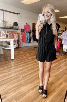 Leia Button Down Romper