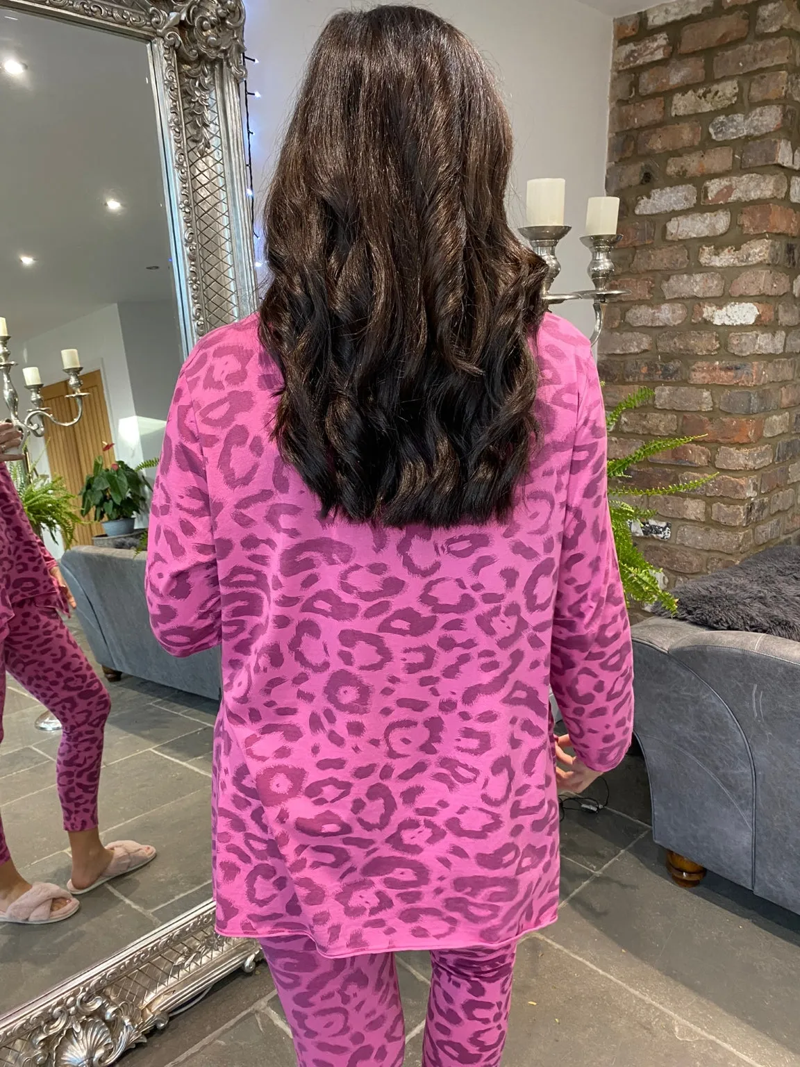 Leopard Print Lounge Set