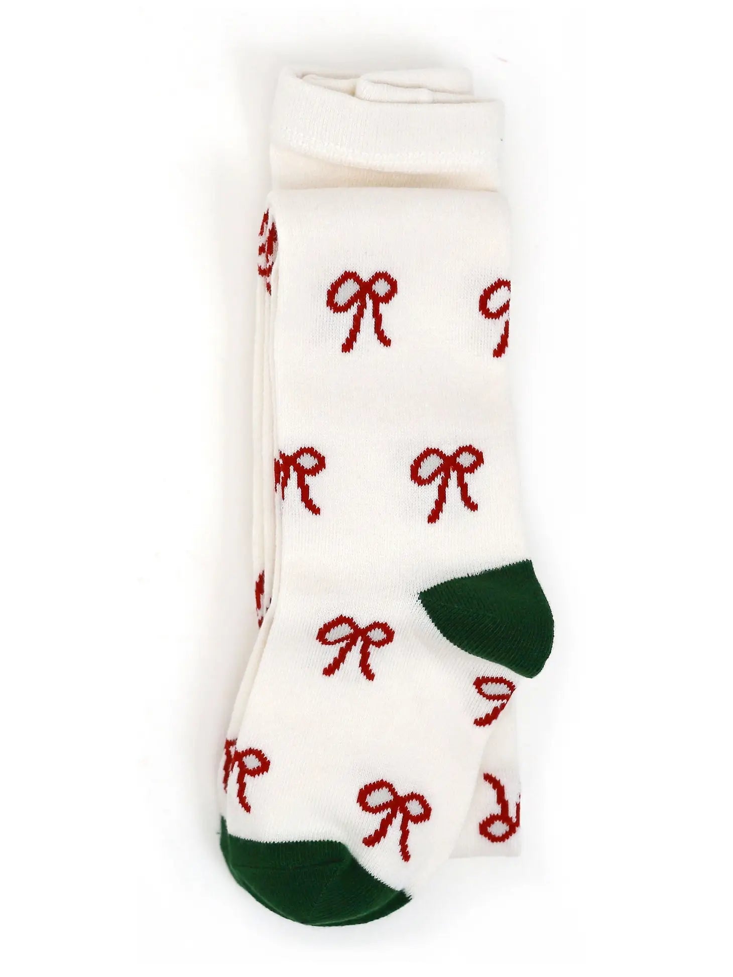 Little Stocking Co. - Christmas Bow Knit Tights