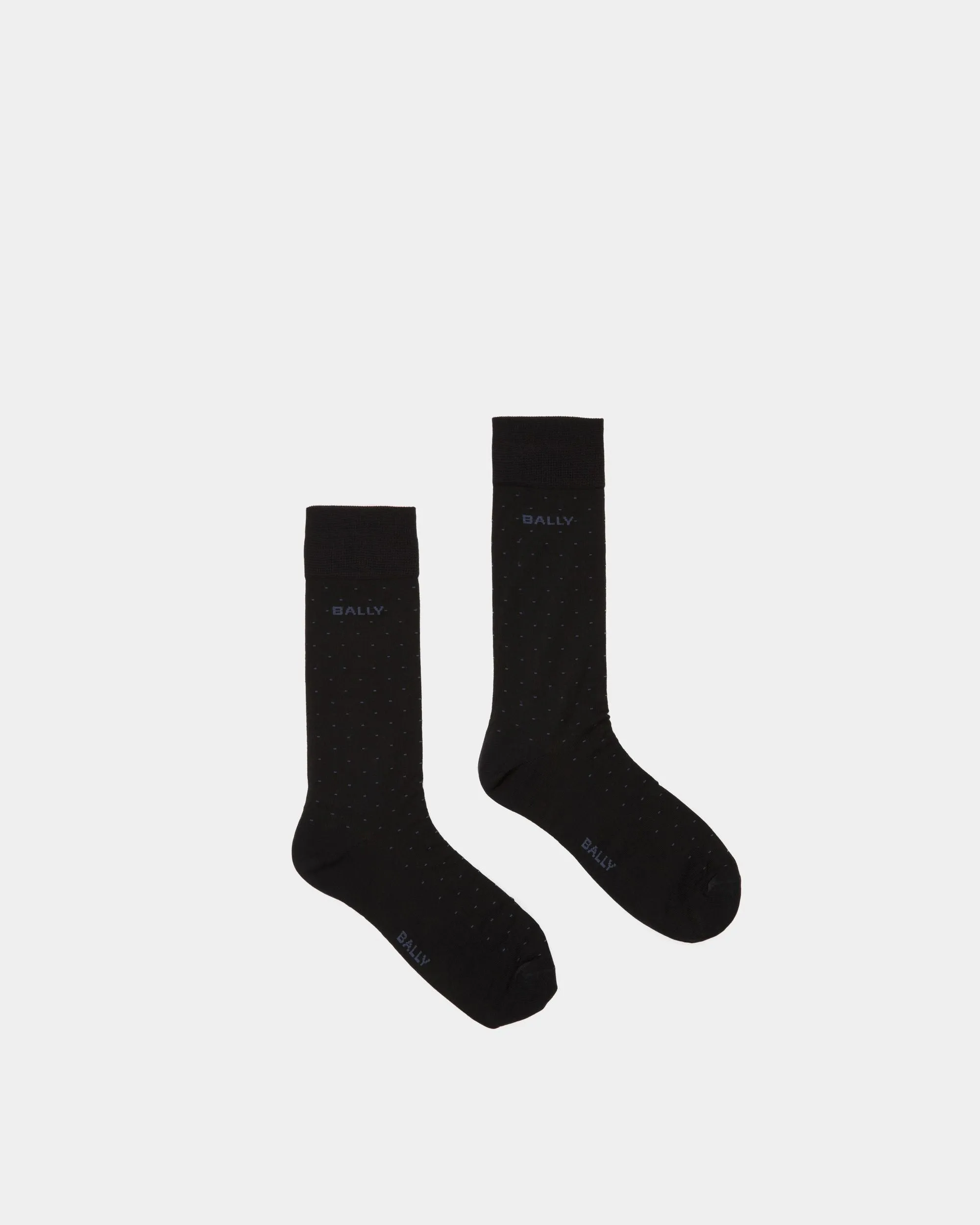 Logo Socks In Ink Cotton Mix 