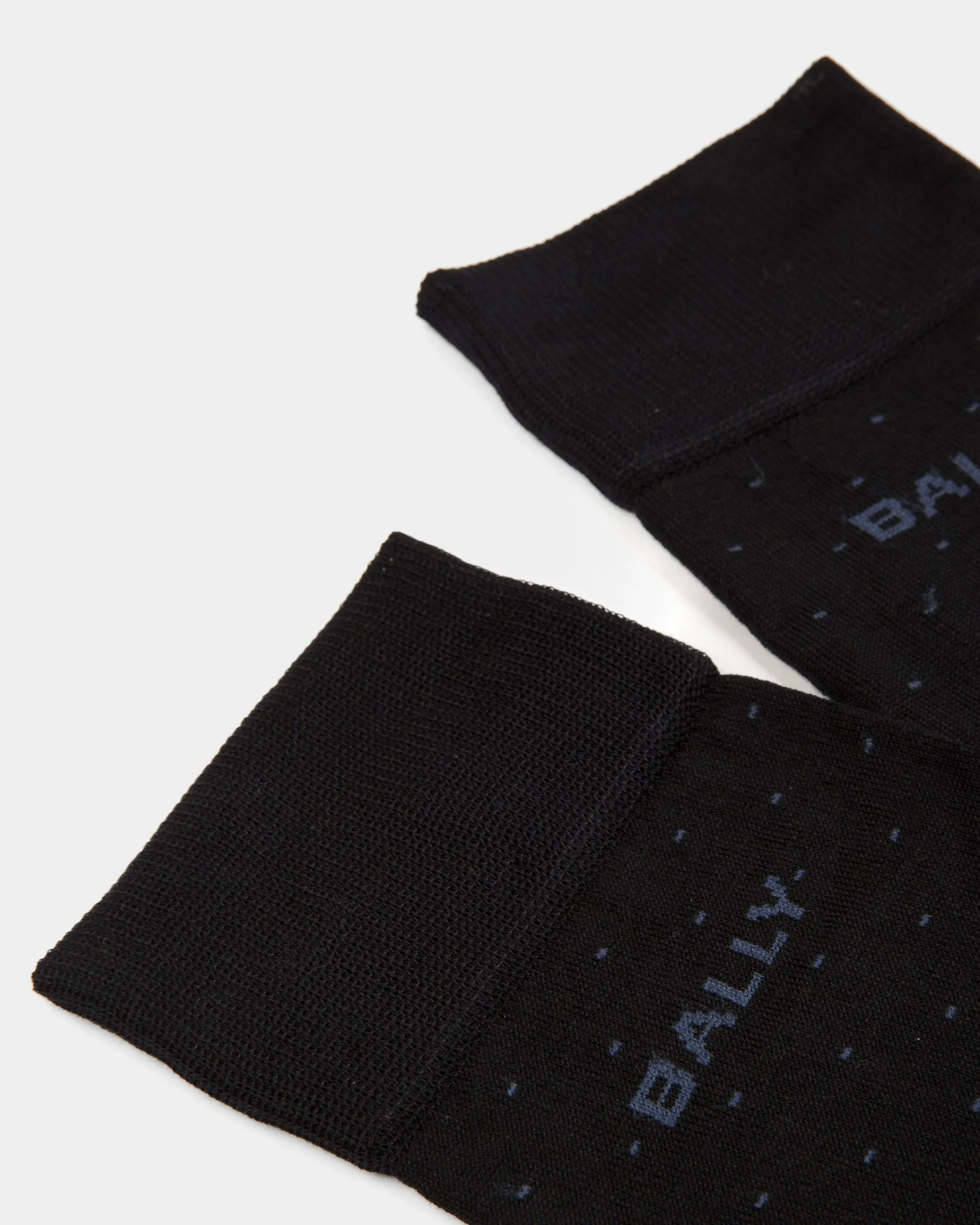 Logo Socks In Ink Cotton Mix 