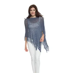 Lost River Fringed Popcorn Poncho