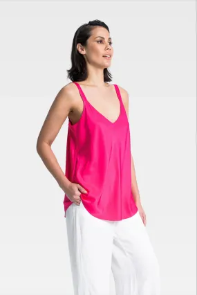 Lounge The Label Singlet Licate - Fuschia