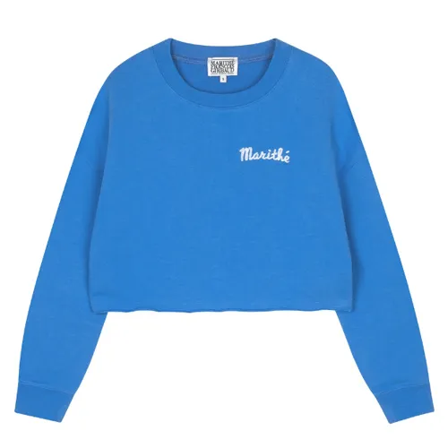 Marithe + Francois Girbaud  |Street Style Long Sleeves Logo Hoodies & Sweatshirts