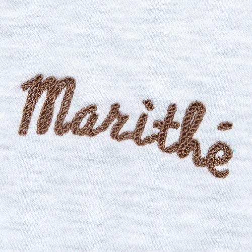 Marithe + Francois Girbaud  |Street Style Long Sleeves Logo Hoodies & Sweatshirts