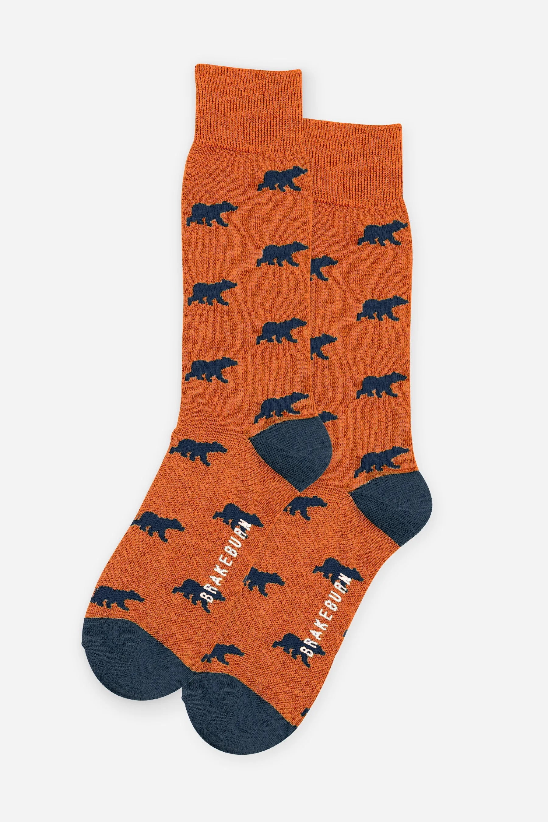 Men's Orange Great Outdoors Socks 3 Pack