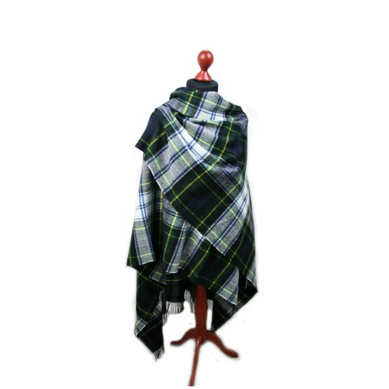 Merino Lambswool Tartan Ruana [9 Colors]