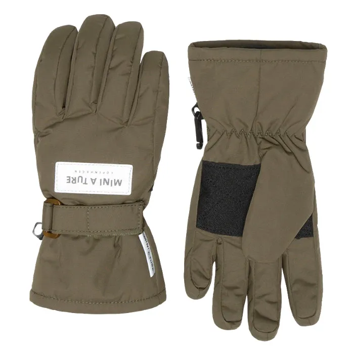 Mini A Ture Child Celio Gloves Military Green