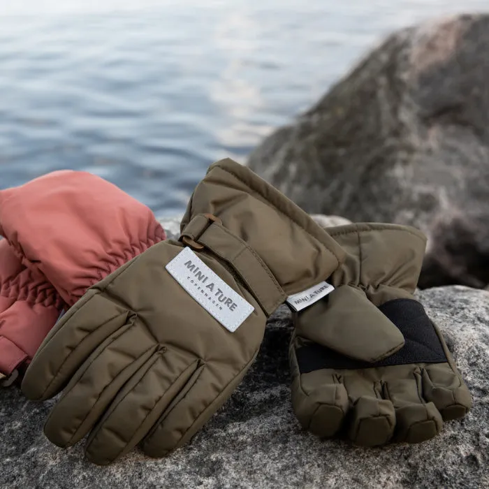 Mini A Ture Child Celio Gloves Military Green