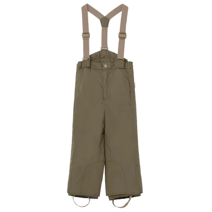 Mini A Ture Child Witte Snow Pants Military Green