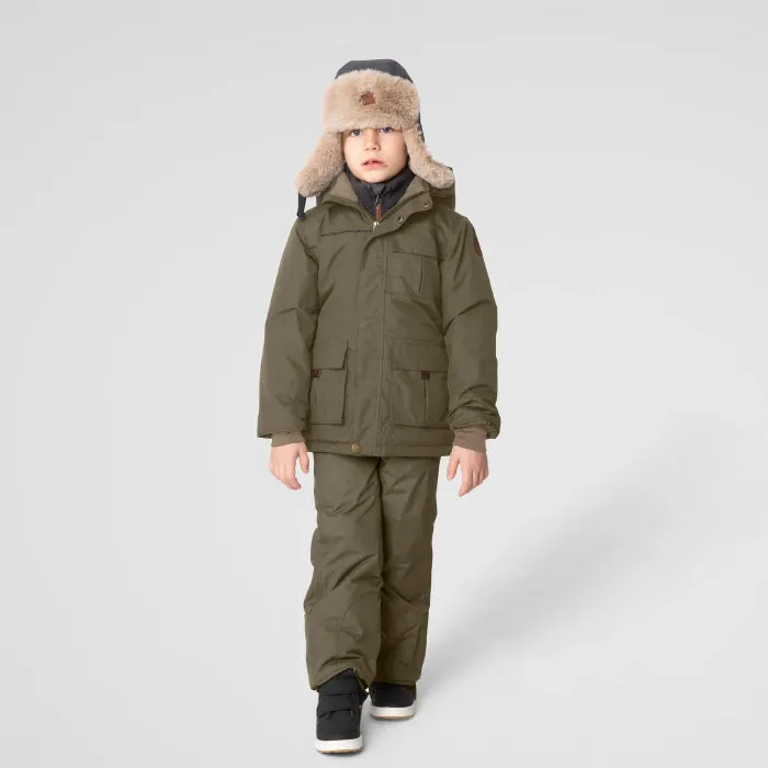 Mini A Ture Child Witte Snow Pants Military Green