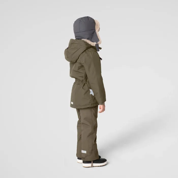 Mini A Ture Child Witte Snow Pants Military Green