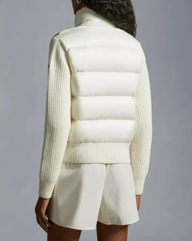 MONCLER  |Padded Wool Cardigan