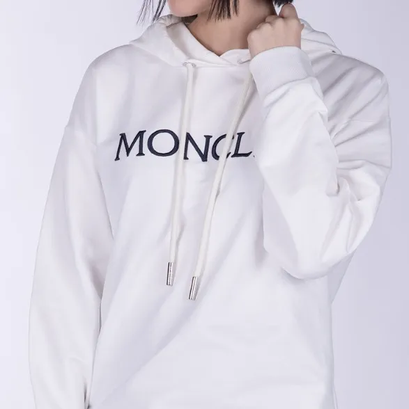 MONCLER  |Street Style Long Sleeves Plain Cotton Logo