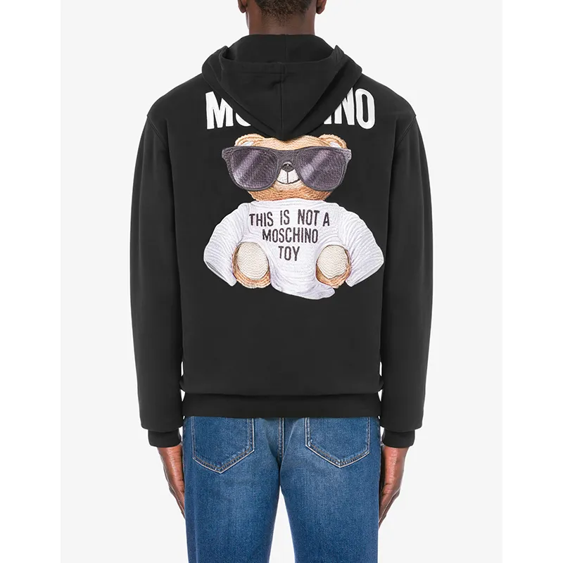 Moschino  |Street Style Long Sleeves Other Animal Patterns Cotton Logo