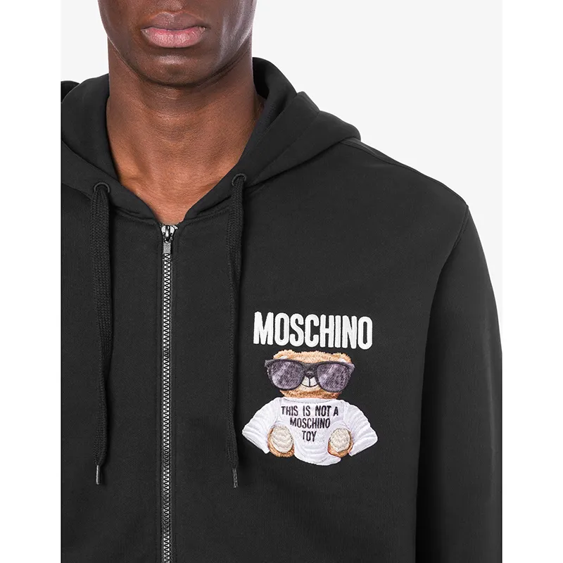 Moschino  |Street Style Long Sleeves Other Animal Patterns Cotton Logo