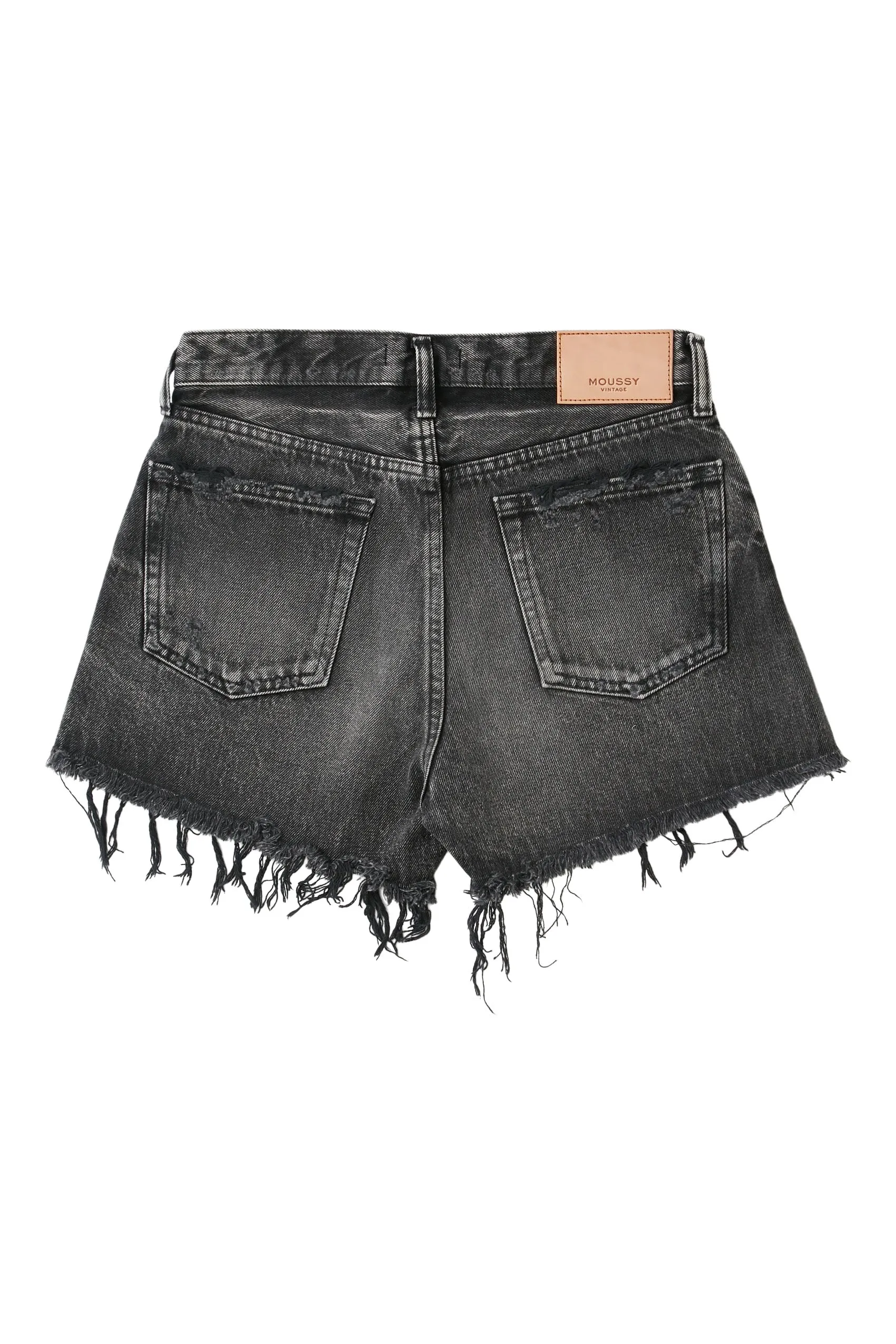 Moussy Denim Perrysburg Shorts in Light Black