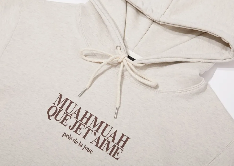 muahmuah  |Street Style Long Sleeves Plain Cotton Logo