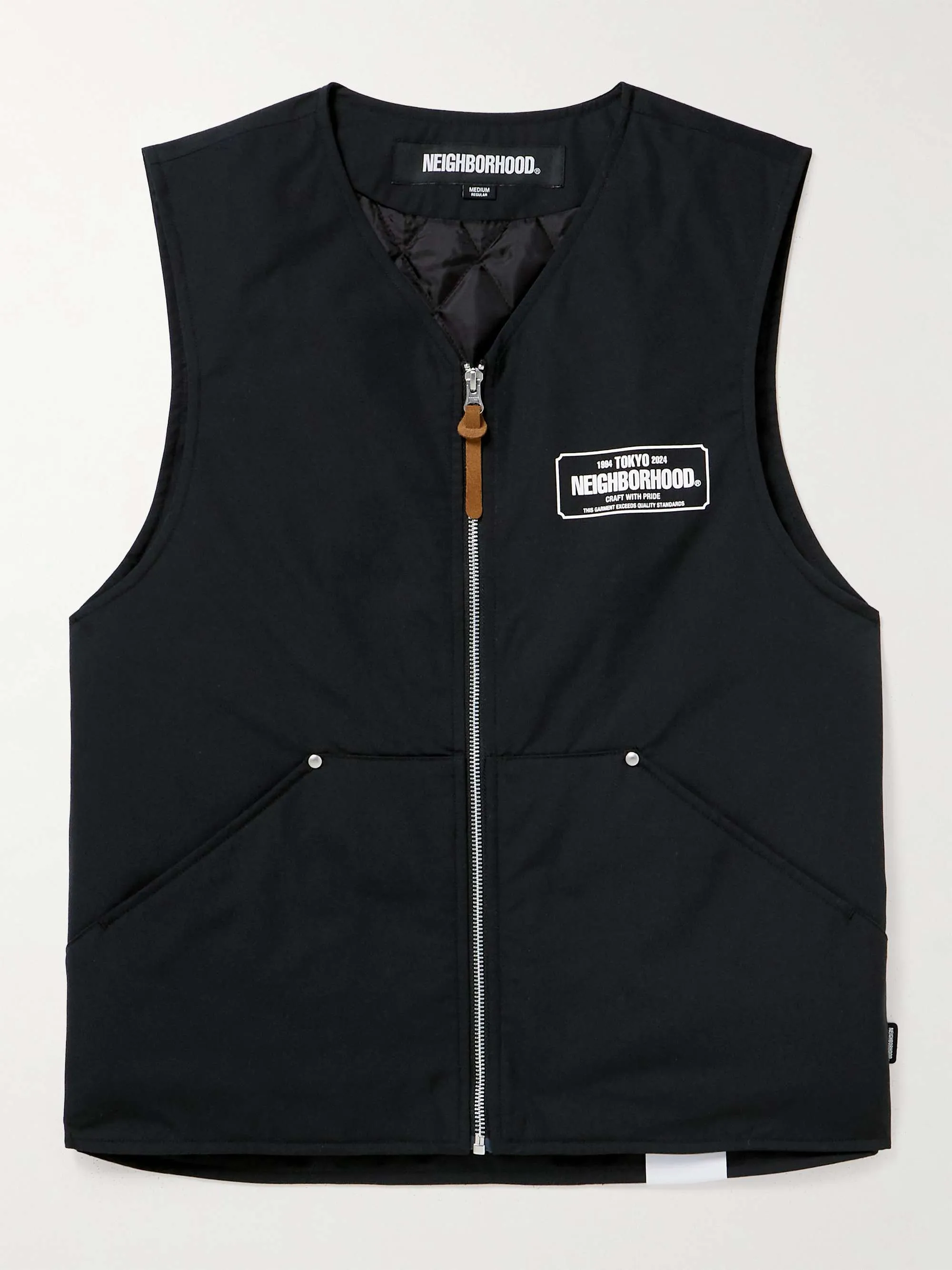 NEIGHBORHOOD  |Street Style Logo Vests & Gillets