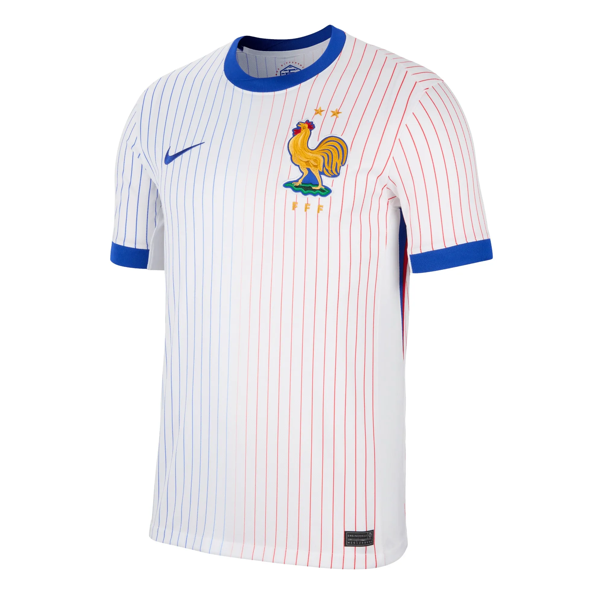 Nike Men's France 2024/25 Away Jersey White/Bright Blue