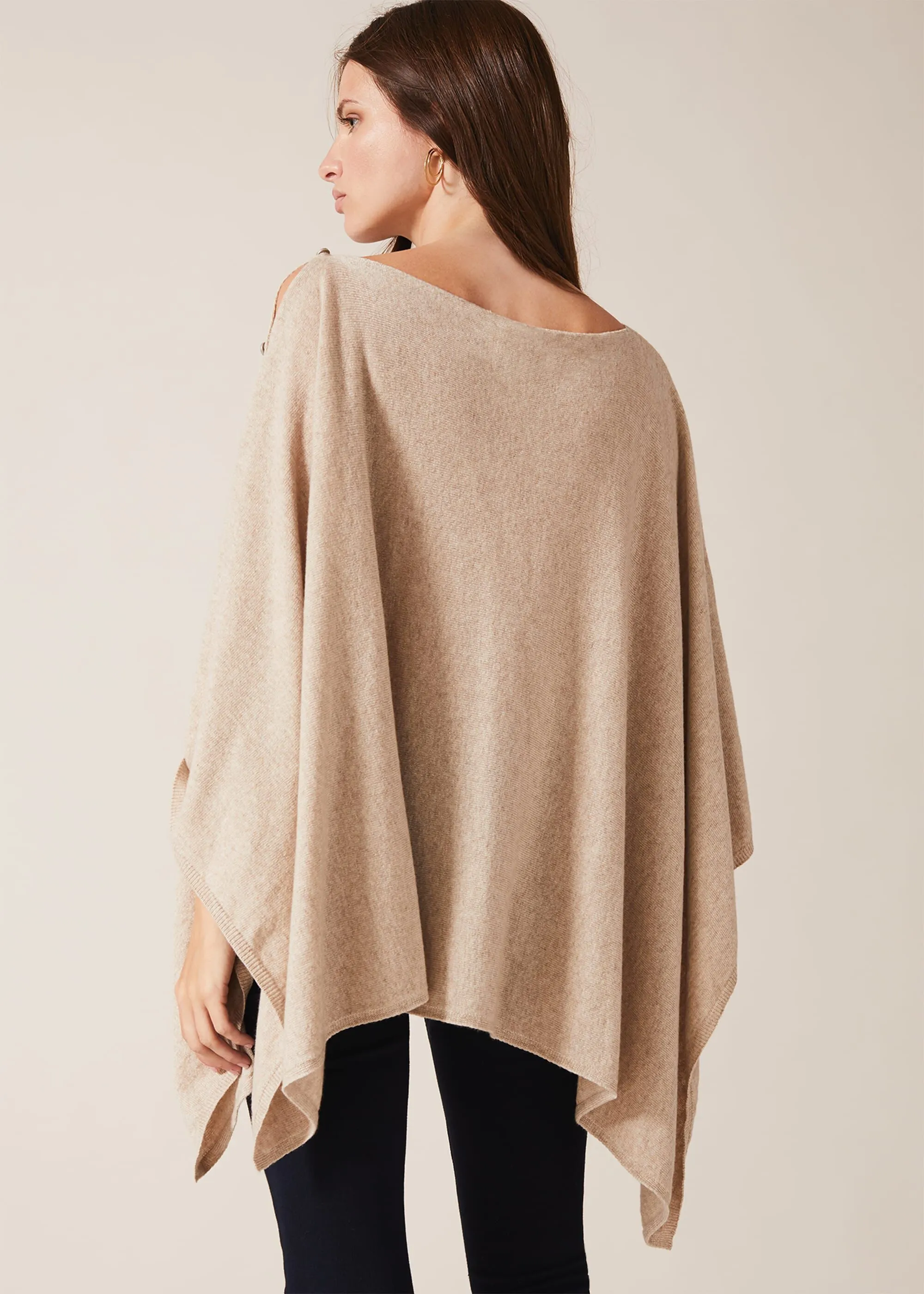 Noa Cashmere Blend Poncho