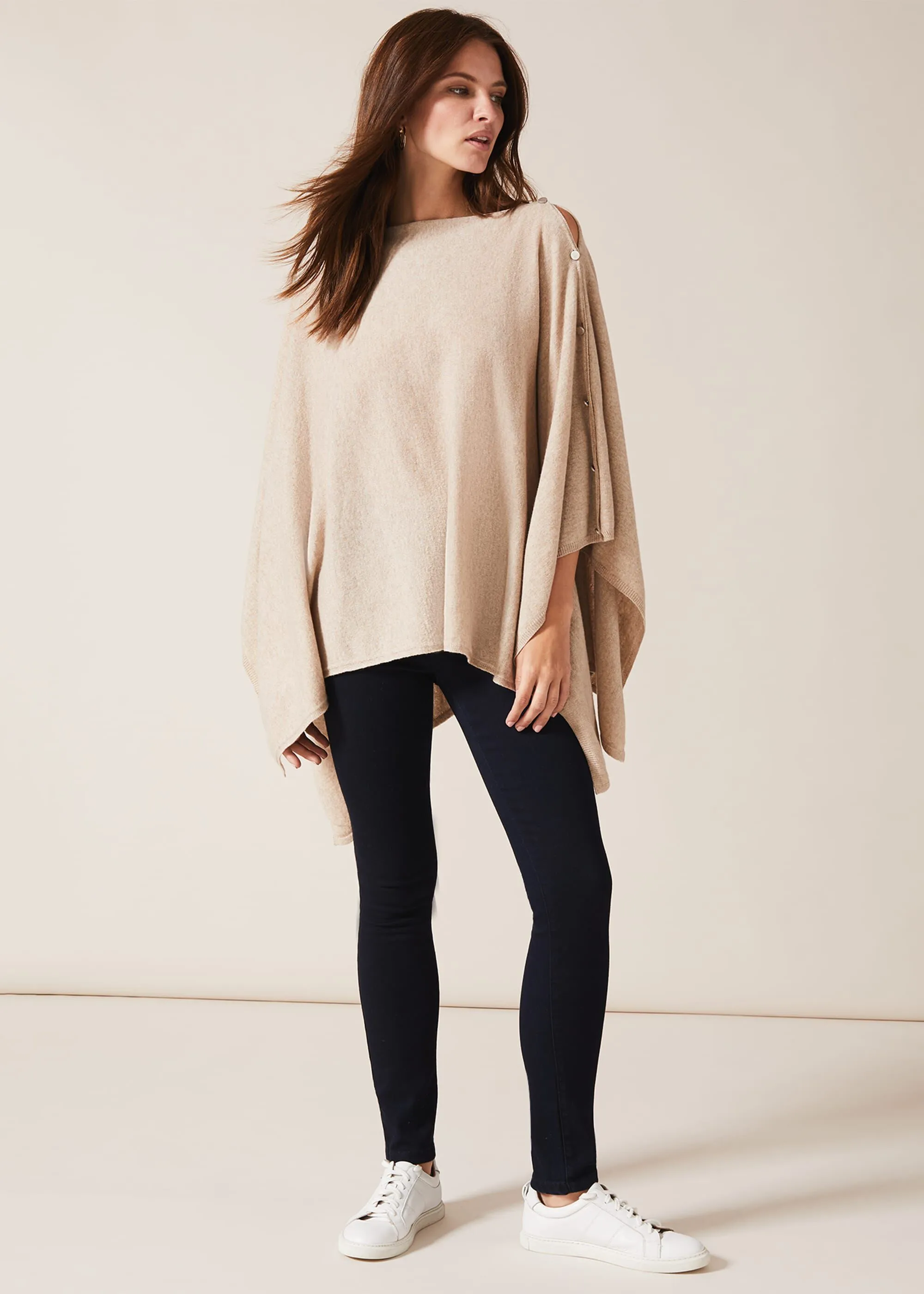 Noa Cashmere Blend Poncho