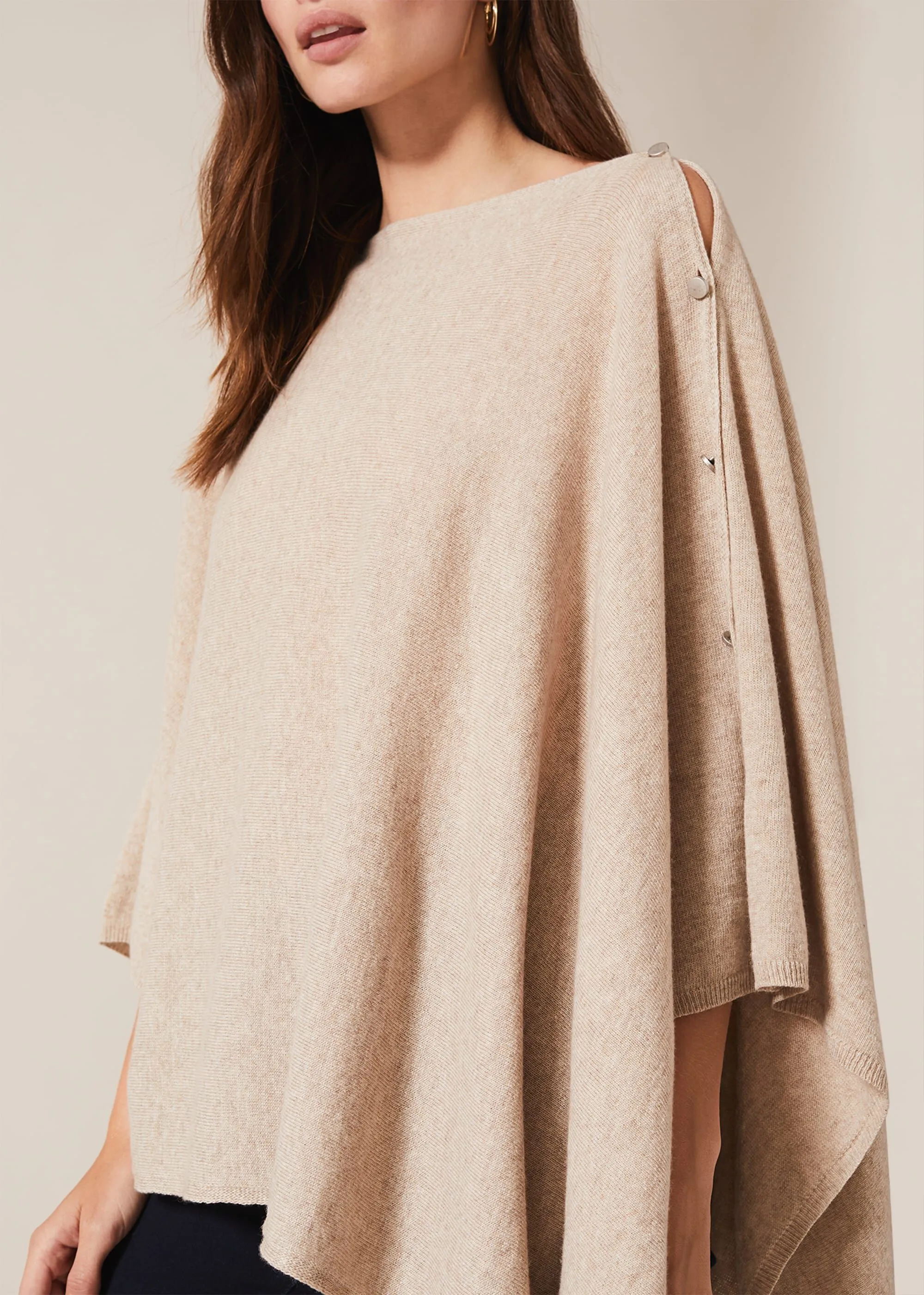 Noa Cashmere Blend Poncho