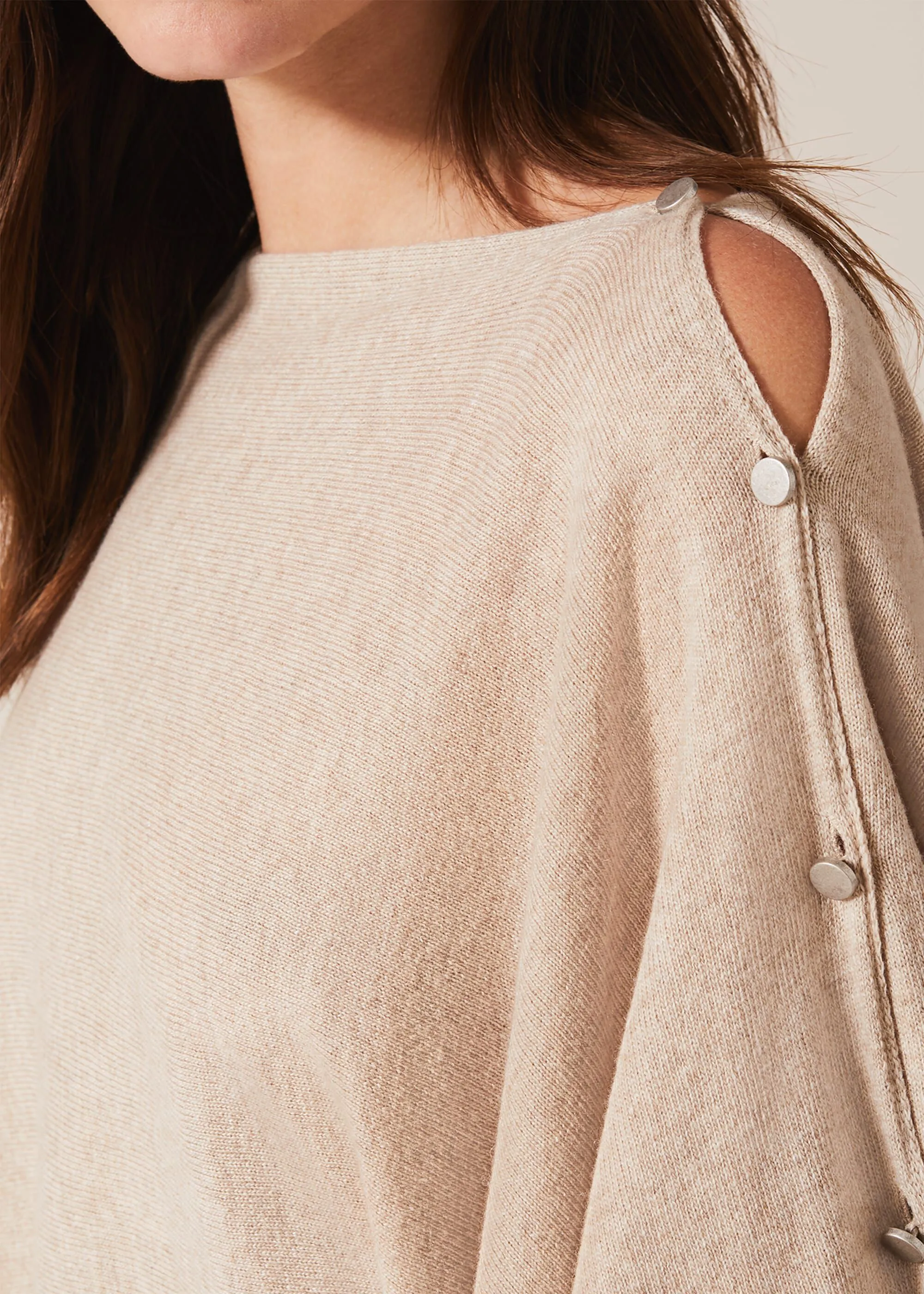 Noa Cashmere Blend Poncho