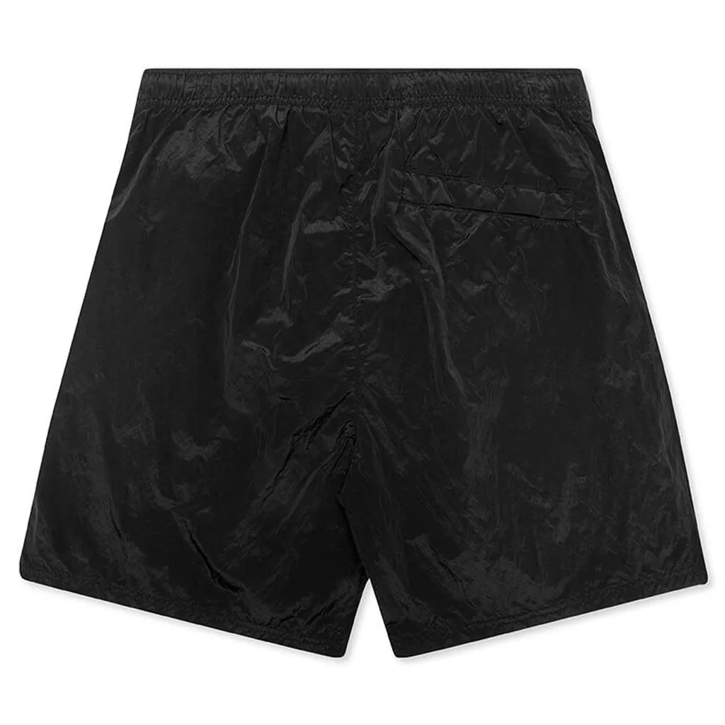 Nylon Metal Shorts - Black