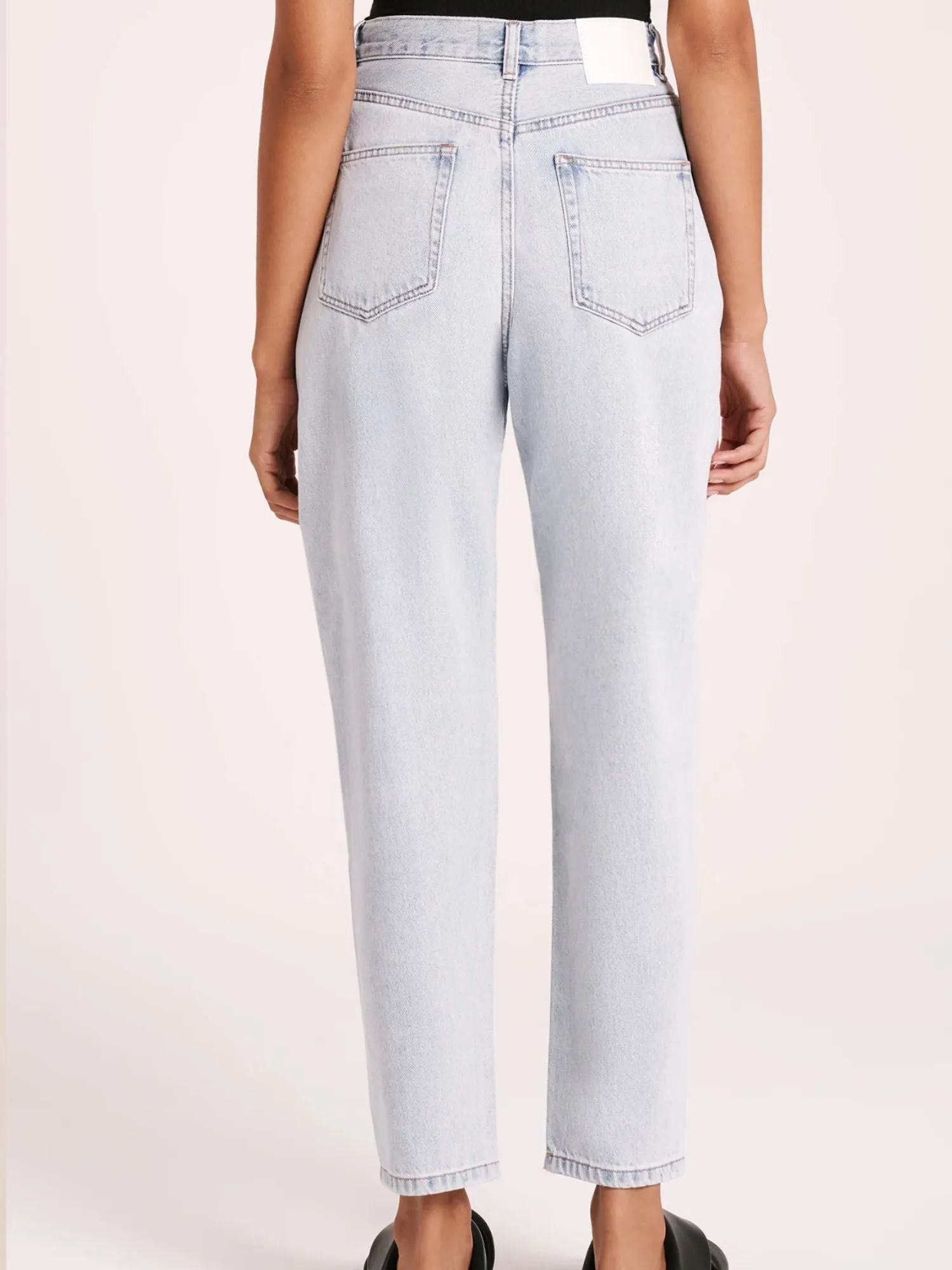 Organic Straight Leg Jean | Clear Blue