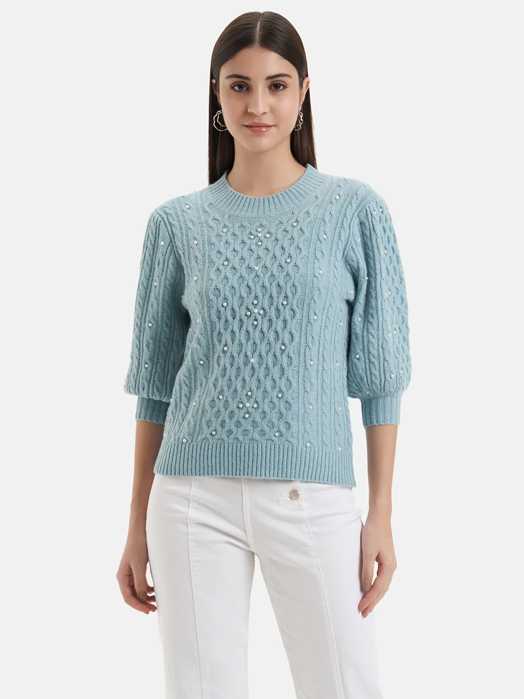 Pearl Embellished Pullover