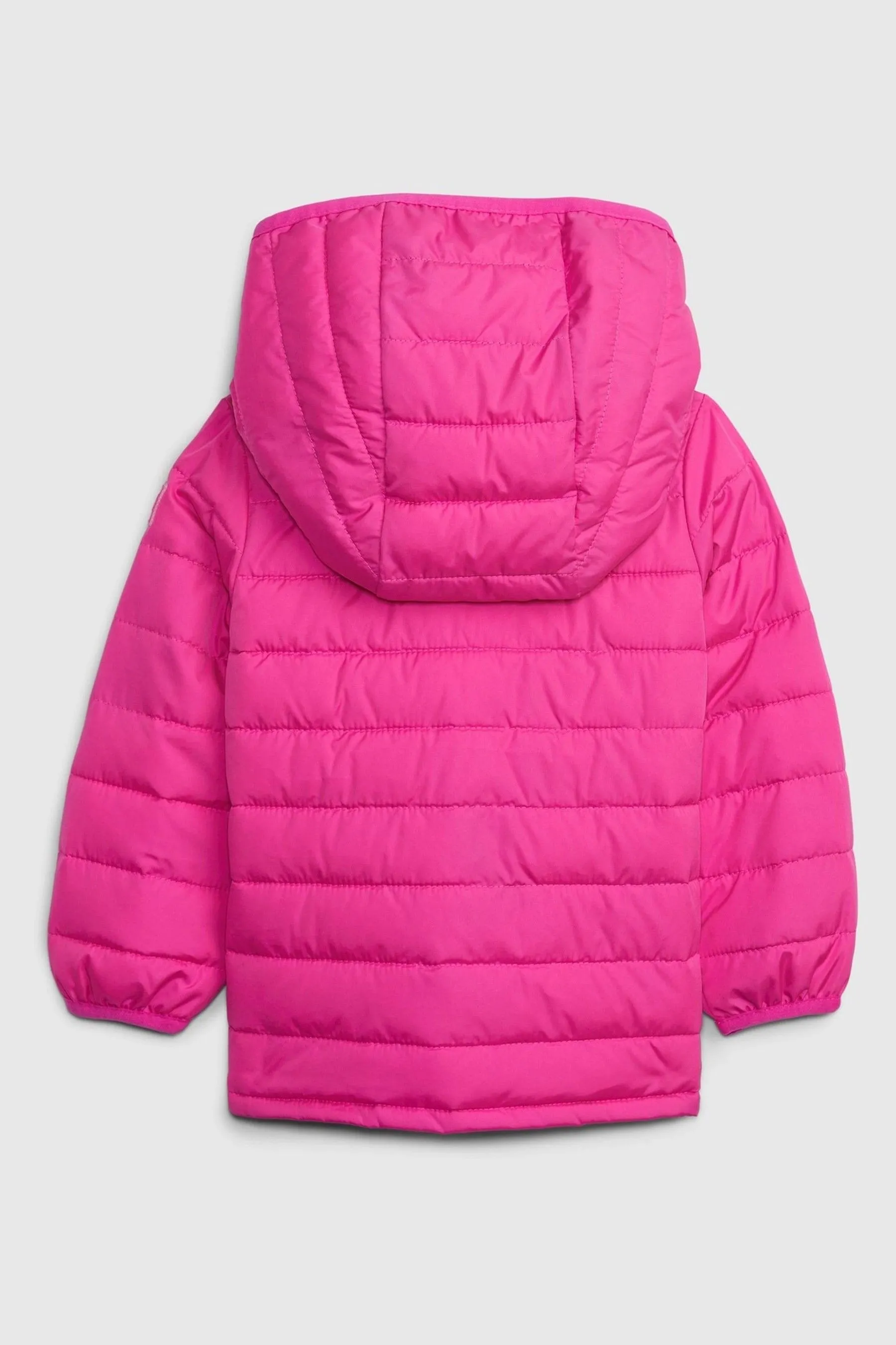 Pink Water Resistant Recycled Lightweight Puffer Jacket (12mths-5yrs)