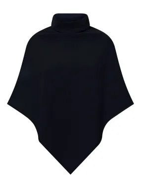 Poncho in filato Cashmerino - Notte