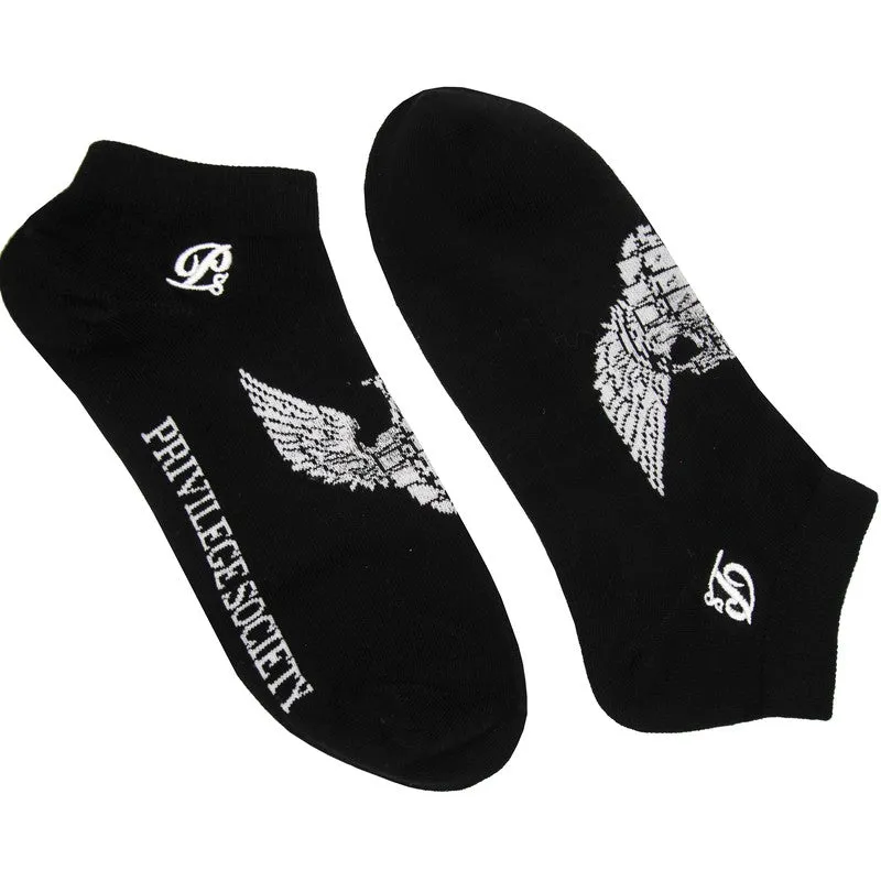 PS Grenade Wings Socks, Black