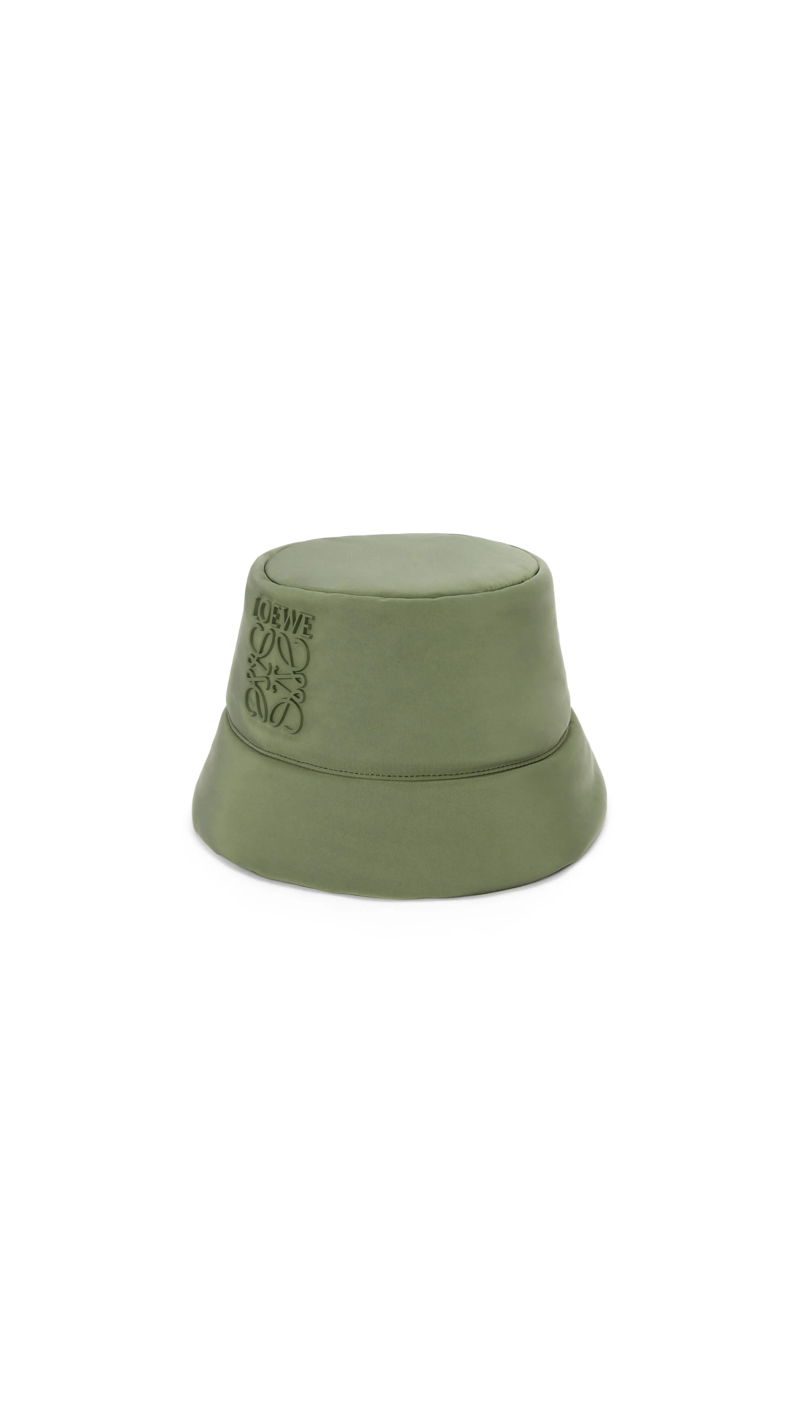 Puffer Bucket Hat In Nylon - Green