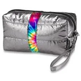 Puffer cosmetic bagw/ tie dye