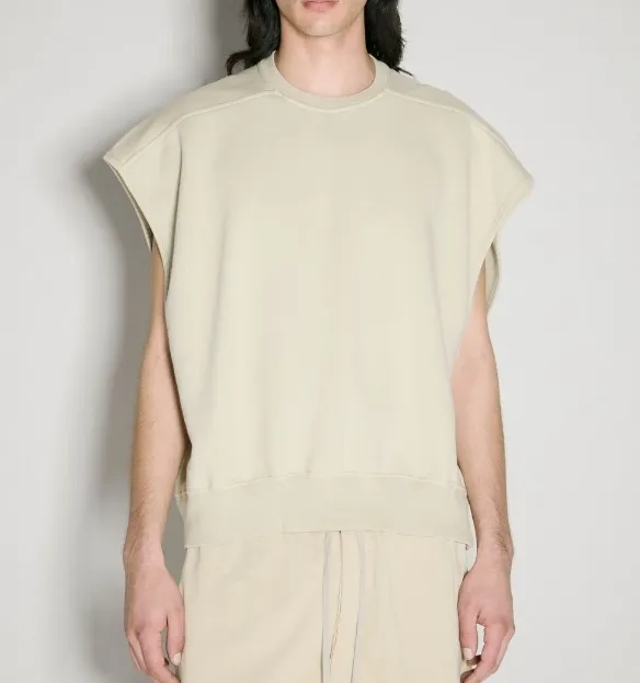 RICK OWENS  |Unisex Street Style Cotton Logo Designers Vests & Gillets