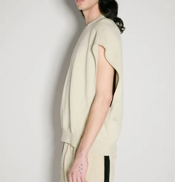 RICK OWENS  |Unisex Street Style Cotton Logo Designers Vests & Gillets