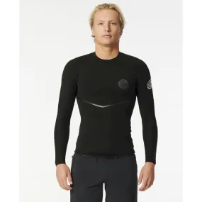 Rip Curl  E Bomb 1.5 mm Long Sleeve Jacket - Mute da surf - Uomo