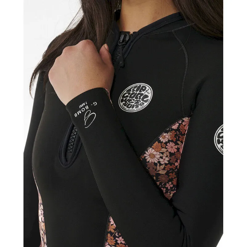 Rip Curl  G Bomb Long Sleeve Front Zip Jacket - Mute da surf - Donna