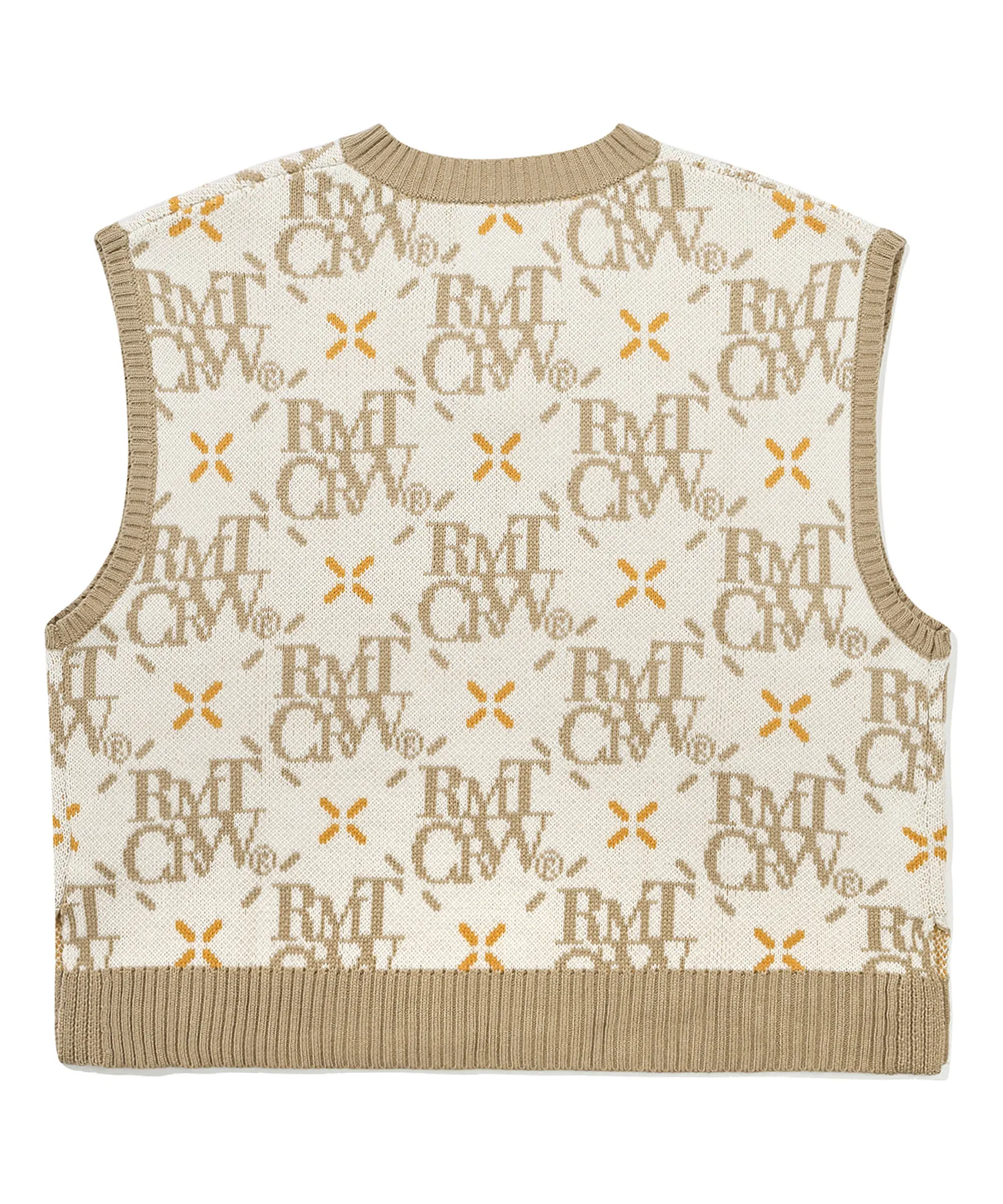 ROMANTIC CROWN  |[ROMANTIC CROWN]★ARGYLE LOGO KNIT VEST