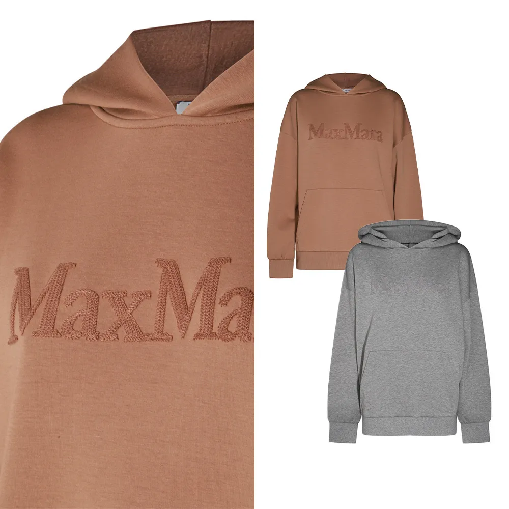 S Max Mara  |Street Style Long Sleeves Plain Cotton Logo