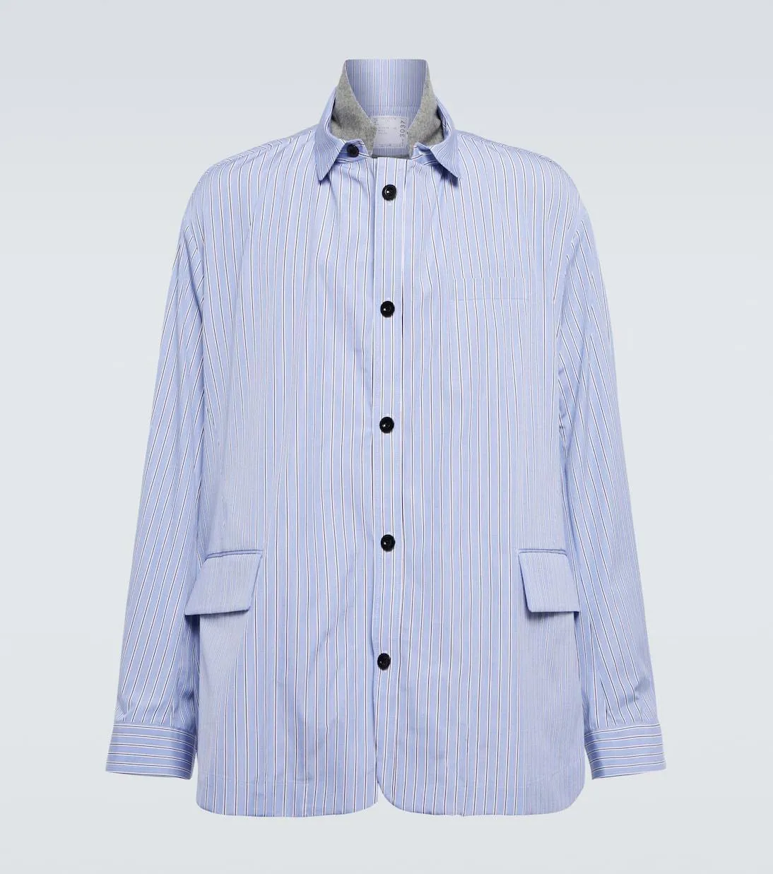 sacai  |Button-down Stripes Cotton Designers Shirts