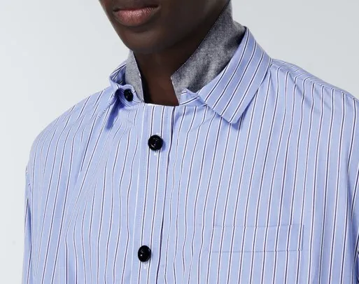 sacai  |Button-down Stripes Cotton Designers Shirts