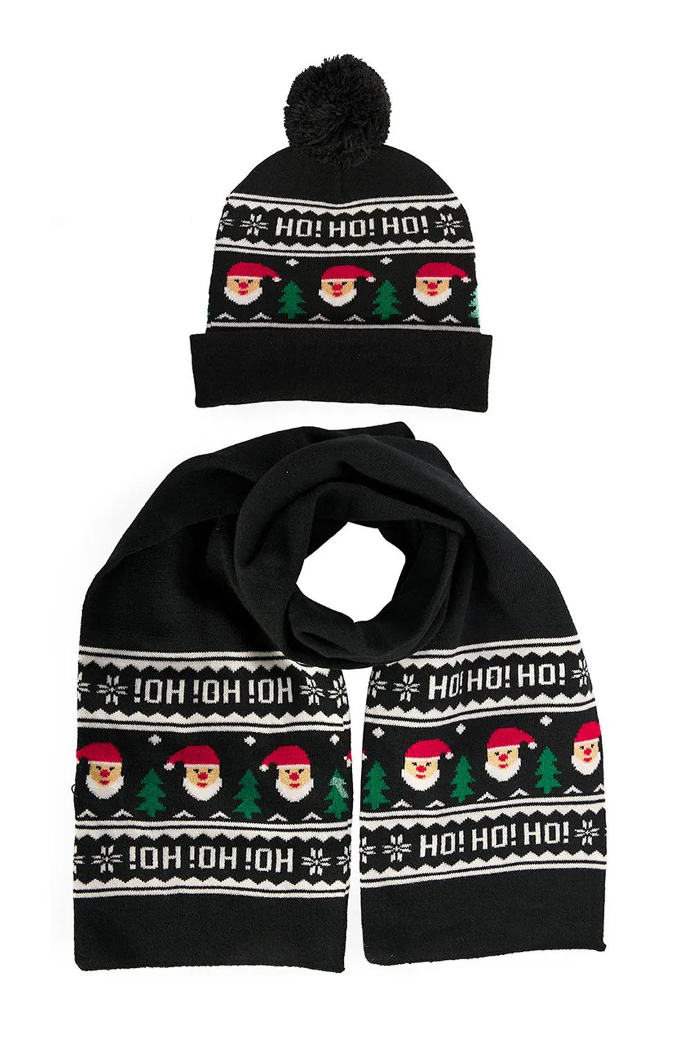 SANTA BABY BEANIE SCARF