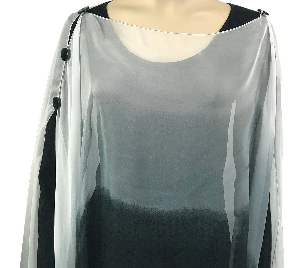 Silky Poncho/Cape Shell Buttons