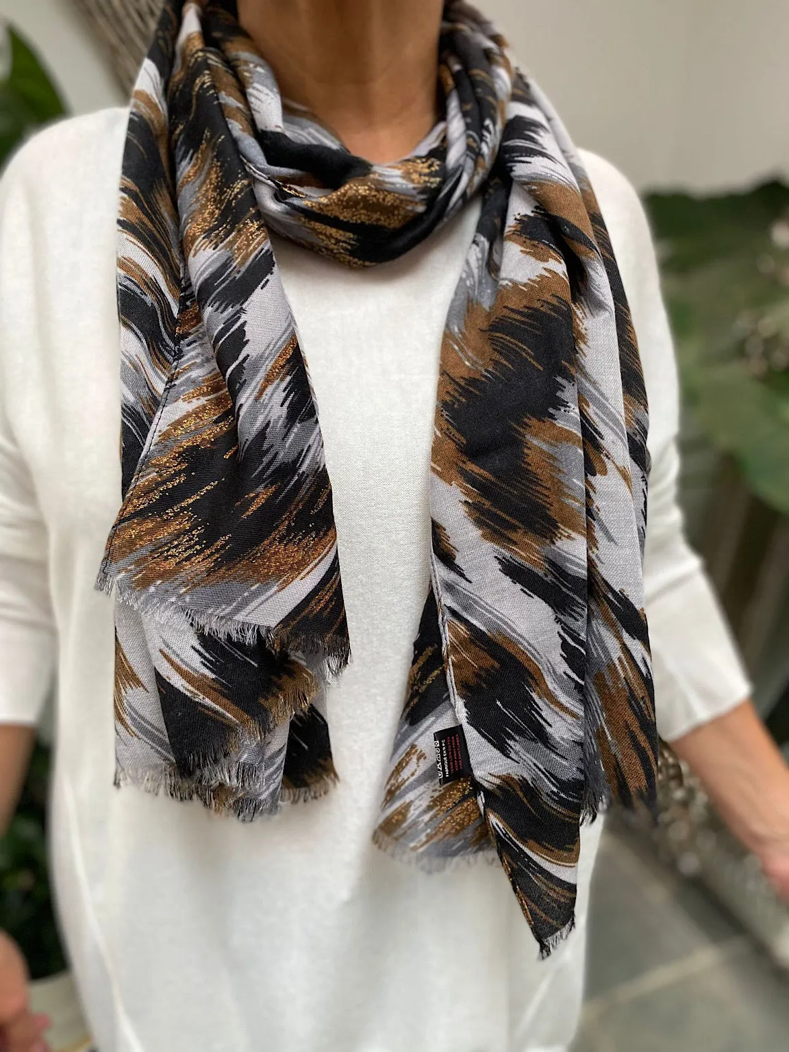 Sketch Animal Print Scarf