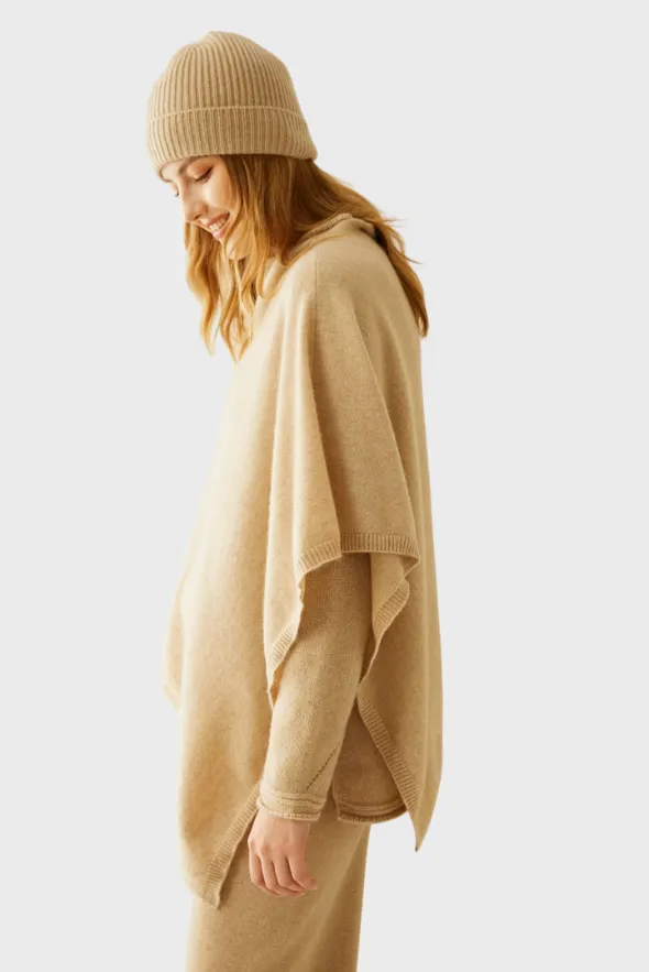 Smooth Cashmere Poncho