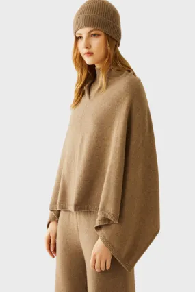 Smooth Cashmere Poncho