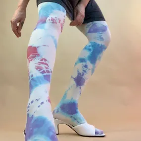 Smoothie tie dye tights